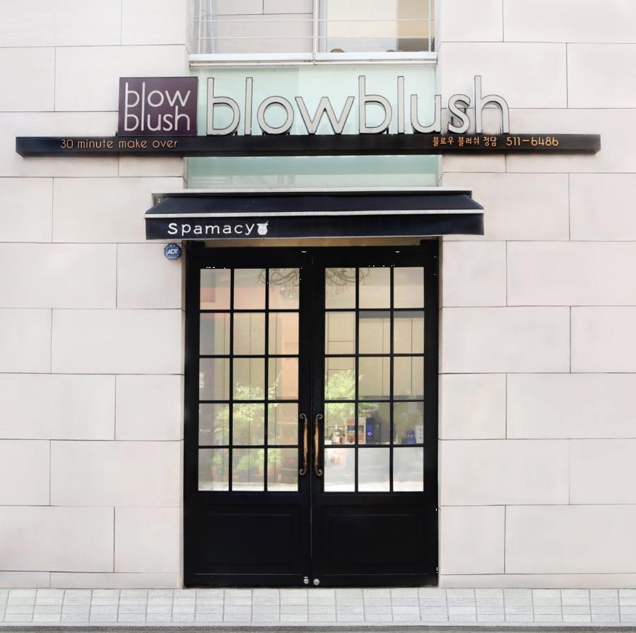 Interior mewah BLOW Beauty Salon di Cheongdam-dong